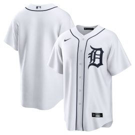 Detroit Tigers Home Replica Team Jersey - White