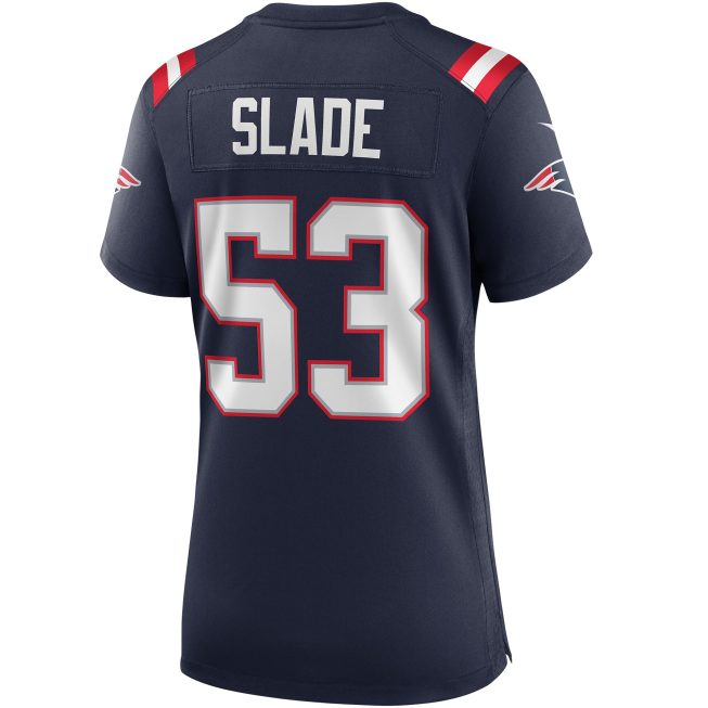 Chris Slade New England Patriots Women's Game Retired Player Jersey - Navy - Image 3