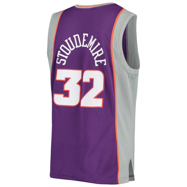 Amar'e Stoudemire Phoenix Suns Mitchell & Ness 2001/02 Hardwood Classics Swingman Jersey - Purple - Image 3