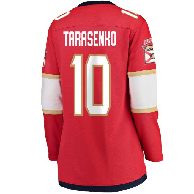 Vladimir Tarasenko 10 Florida Panthers 2024 STANLEY CUP Final Women's Home Breakaway Jersey - Red - Image 3