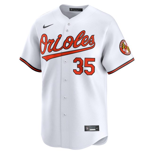 Adley Rutschman Baltimore Orioles Youth Home Limited Player Jersey - White - Image 2
