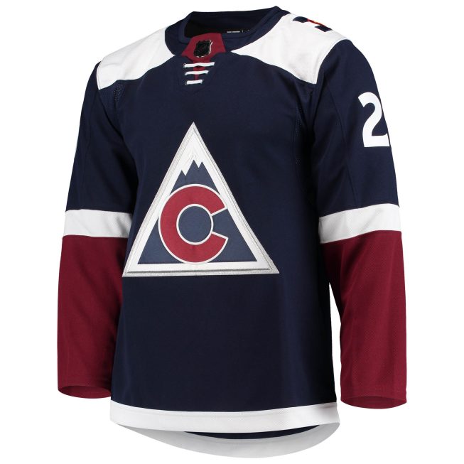 Nathan MacKinnon Colorado Avalanche Alternate Primegreen Authentic Player Jersey - Navy - Image 2