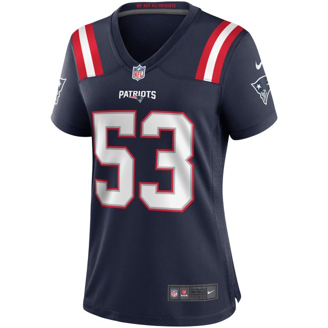 Chris Slade New England Patriots Women's Game Retired Player Jersey - Navy - Image 2