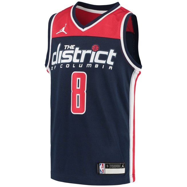 Rui Hachimura Washington Wizards Jordan Brand Youth 2020/21 Swingman Player Jersey - Statement Edition - Navy - Image 2