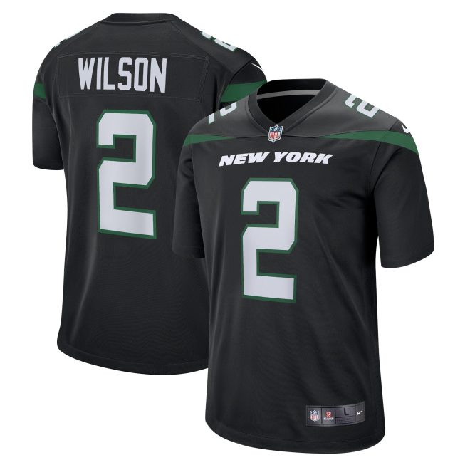 Zach Wilson New York Jets Alternate Game Jersey - Black