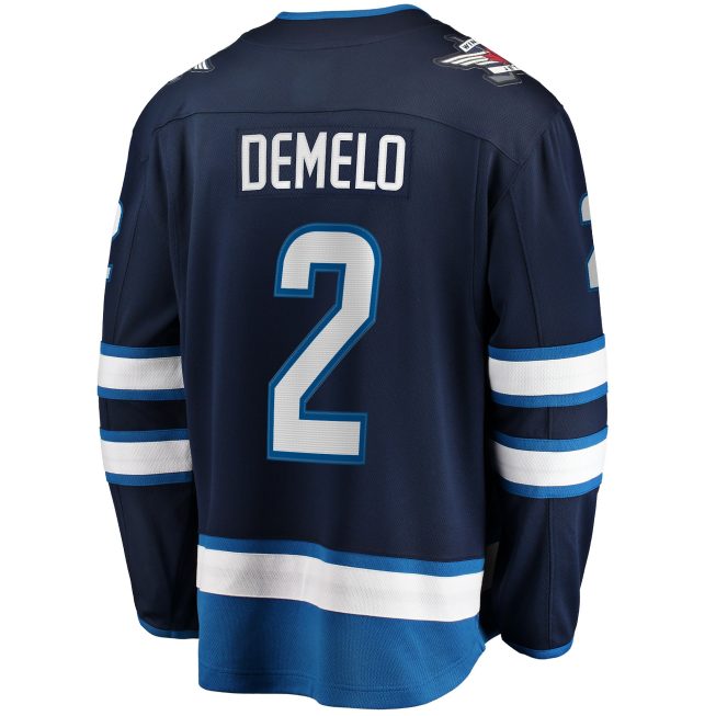 Dylan DeMelo Winnipeg Jets Fanatics Breakaway Player Jersey - Navy - Image 3