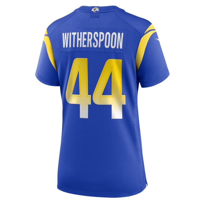 Ahkello Witherspoon Los Angeles Rams Women's Game Jersey - Royal - Image 3