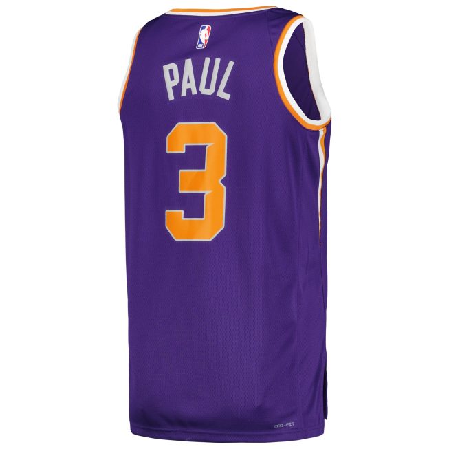 Chris Paul Phoenix Suns Unisex Swingman Jersey - Icon Edition - Purple - Image 3
