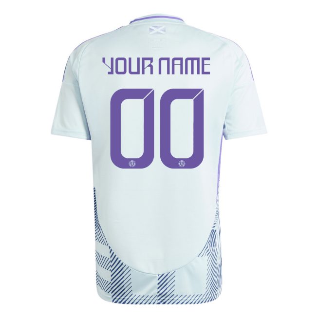 Scotland National Team 2024 Away Custom Men Jersey - White - Image 2