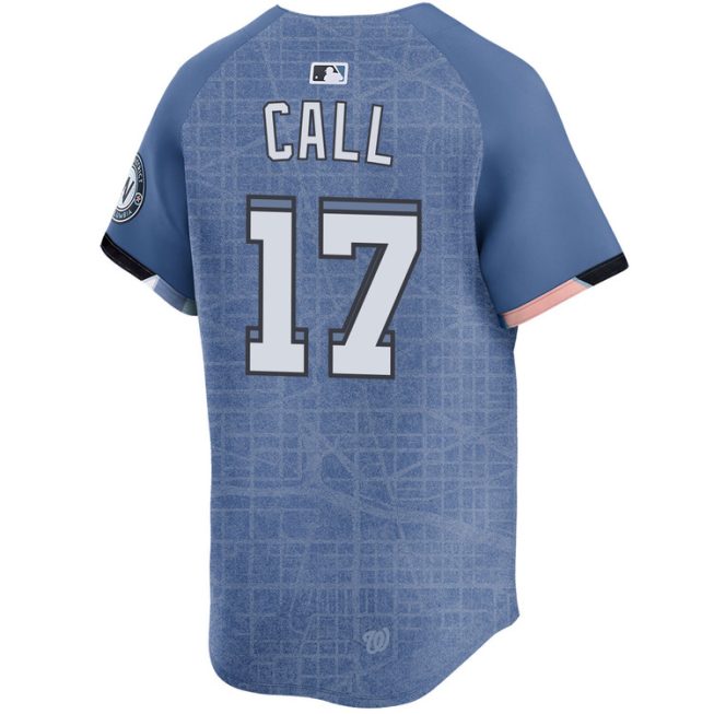 Alex Call Washington Nationals City Connect 2.0 Limited Jersey - Image 2