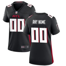 Atlanta Falcons Women's Custom Game Jersey - Black