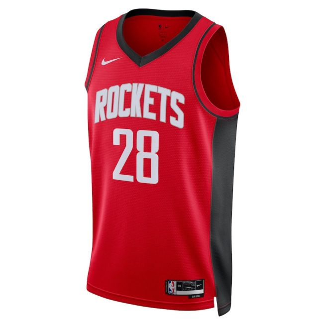 Alperen Sengun 28 Houston Rockets 2023/24 Icon Edition Swingman Jersey - Red - Image 2