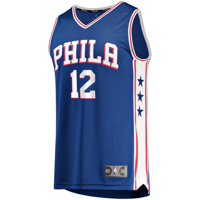 Tobias Harris Philadelphia 76ers Fanatics Fast Break Replica Player Team Jersey - Icon Edition - Royal - Image 2