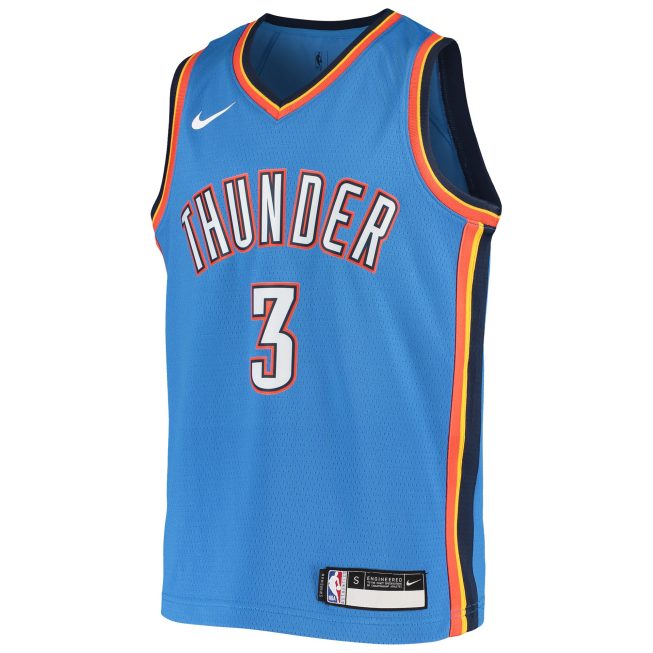 Chris Paul Oklahoma City Thunder Youth Team Swingman Jersey - Blue - Image 2