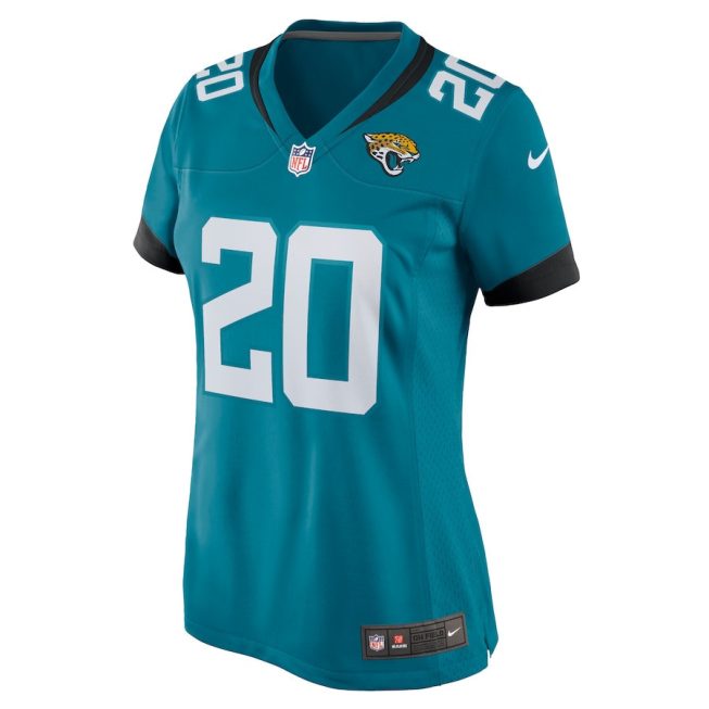 Daniel Thomas 20 Jacksonville Jaguars Women's Game Jersey - Teal - Image 2