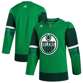 Edmonton Oilers 2023 St. Patrick's Day Primegreen Authentic Jersey - Kelly Green