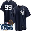 Aaron Judge New York Yankees Alternate Navy Player World Series Jersey