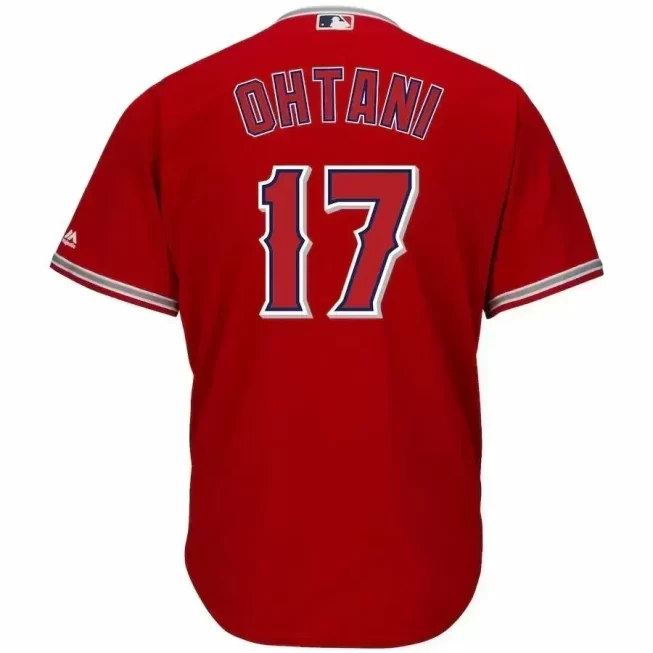 Shohei Ohtani Los Angeles Angels Big And Tall Alternate Player Jersey - Red - Image 3