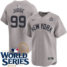 Aaron Judge New York Yankees Road Limited World Series Jersey