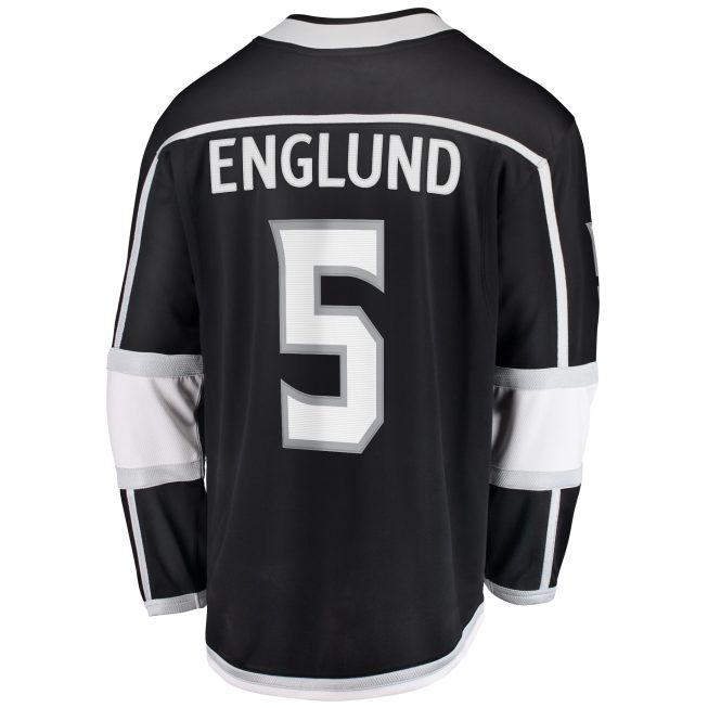 Andreas Englund Los Angeles Kings Fanatics Home Premier Breakaway Player Jersey - Black - Image 3