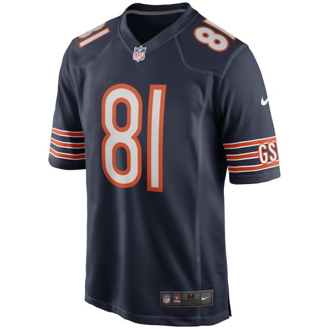 Doug Atkins 81 Chicago Bears Men Game Retired Jersey - Navy - Image 2