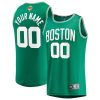 Boston Celtics 2024 Finals Custom Name Fast Break Jersey - Kelly Green - Icon Edition