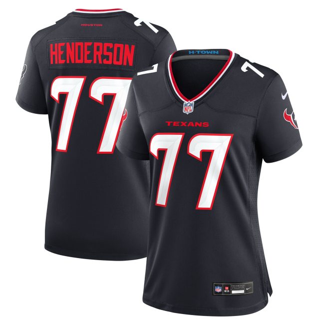 LaDarius Henderson Houston Texans Women's Game Jersey - Navy