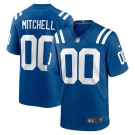 Adonai Mitchell Indianapolis Colts 2024 Draft Player Game Jersey - Royal