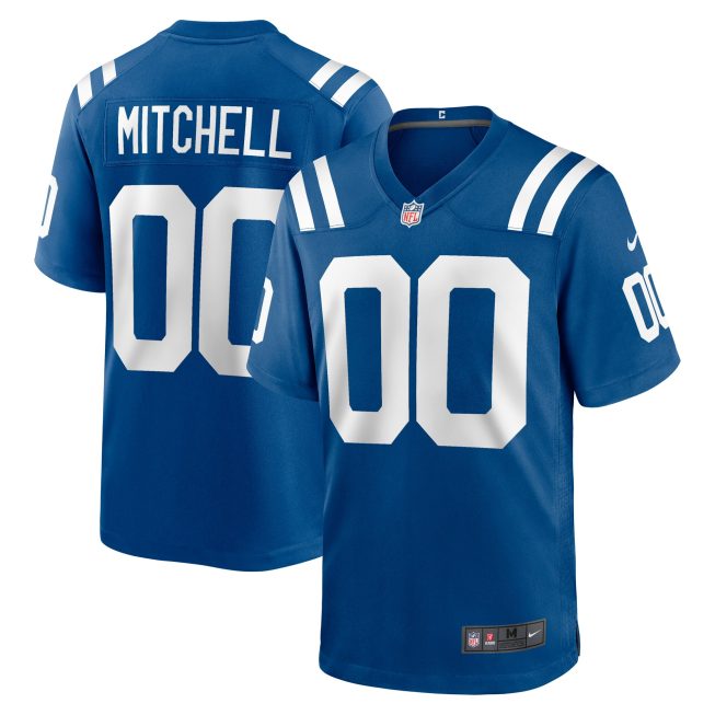 Adonai Mitchell Indianapolis Colts 2024 Draft Player Game Jersey - Royal