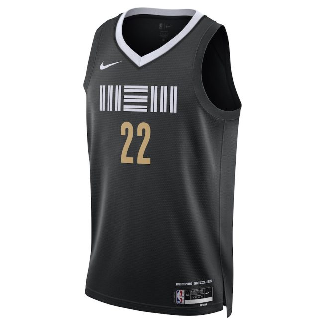 Desmond Bane 22 Memphis Grizzlies 2023/24 Swingman Jersey - City Edition - Unisex Black - Image 2