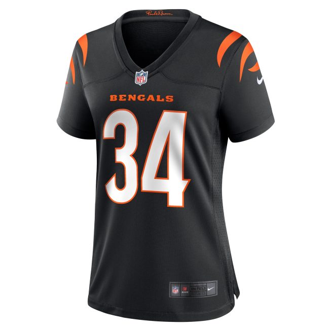 Demetric Felton Jr. Cincinnati Bengals Women's Team Game Jersey - Black - Image 2