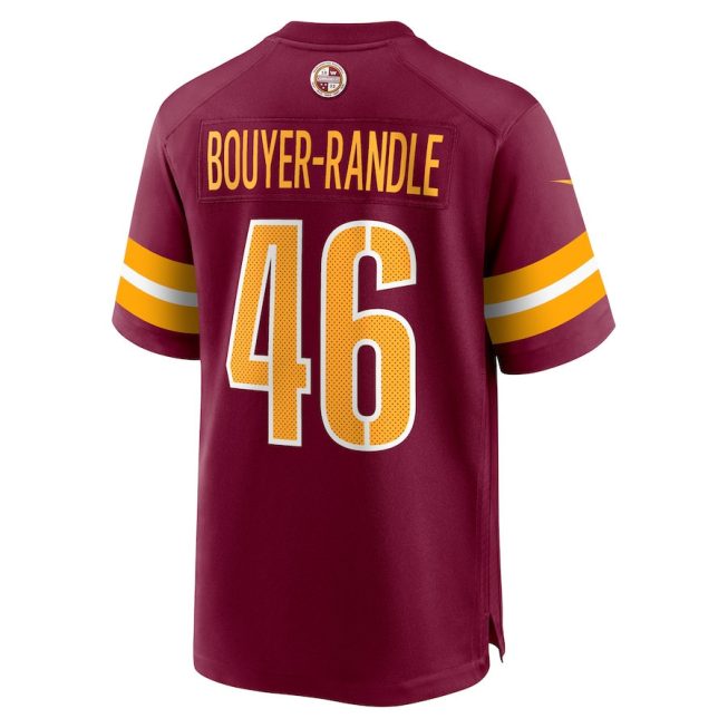 Brandon Bouyer-Randle 46 Washington Commanders Game Men Jersey - Burgundy - Image 3