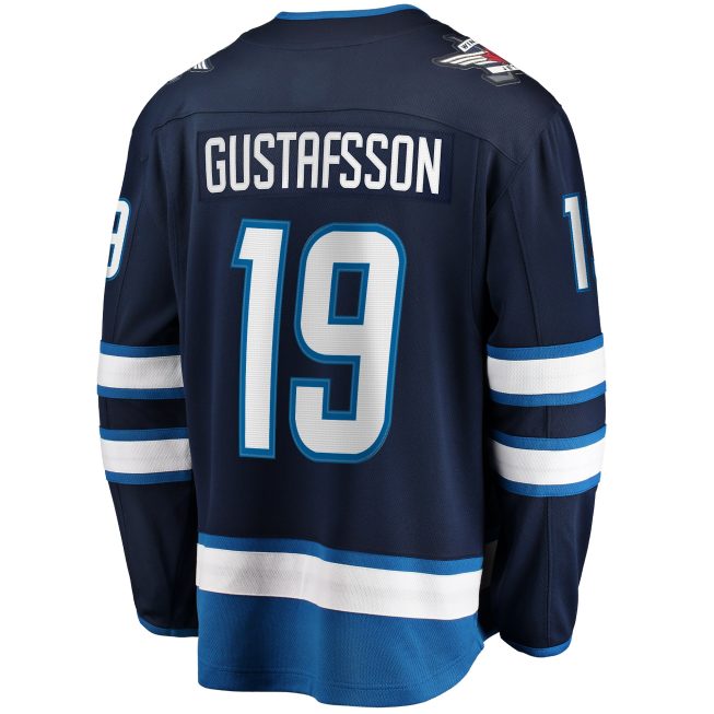 David Gustafsson Winnipeg Jets Fanatics Home Premier Breakaway Player Jersey - Navy - Image 3