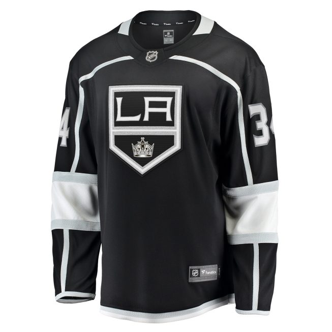 Arthur Kaliyev Los Angeles Kings Fanatics Home Breakaway Player Jersey - Black - Image 2