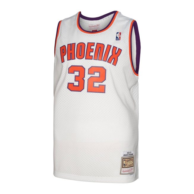 Amar'e Stoudemire Phoenix Suns Mitchell & Ness 2001/02 Hardwood Classics Swingman Jersey - White - Image 2