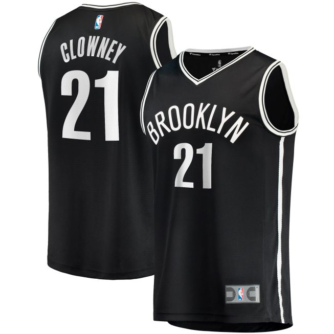 Noah Clowney Brooklyn Nets Fanatics Youth Fast Break Replica Jersey - Icon Edition - Black