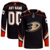 Anaheim Ducks Home Primegreen Authentic Custom Jersey - Black