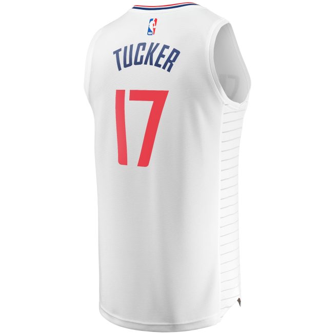 PJ Tucker LA Clippers Fanatics Youth Fast Break Player Jersey - Association Edition - White - Image 3