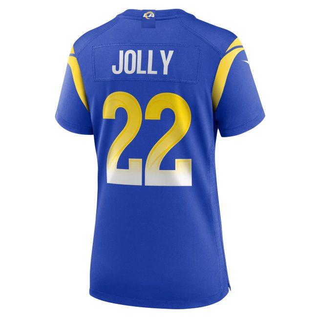 Shaun Jolly Los Angeles Rams Women's Home Game Jersey - Royal - Image 3