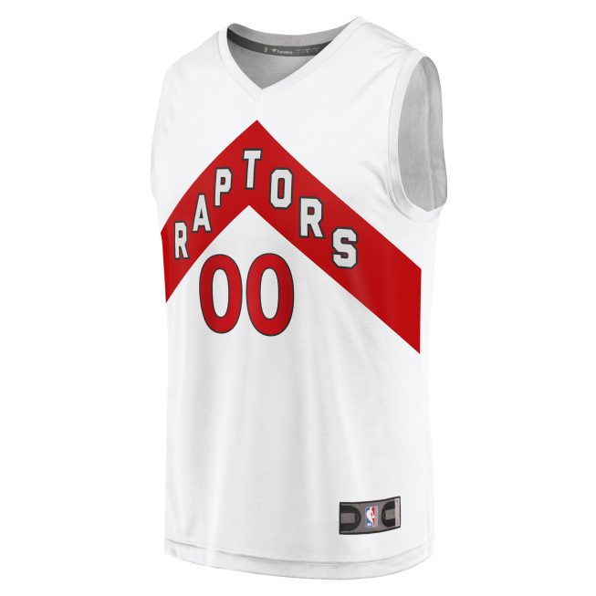 Toronto Raptors Fanatics Youth Fast Break Replica Custom Jersey - Association Edition - White - Image 2