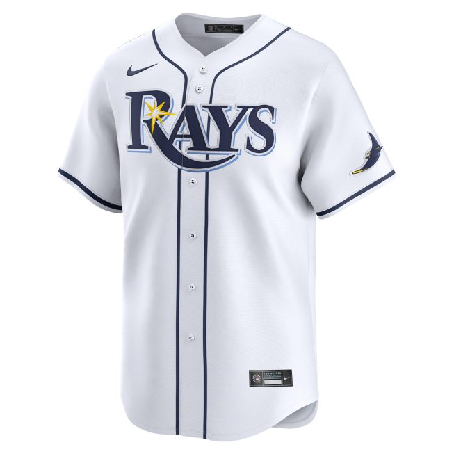 Josh Lowe Tampa Bay Rays Home Limited Player Jersey - White - Image 2