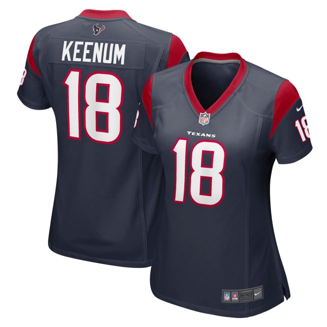 Case Keenum Houston Texans Women's Team Game Jersey - Navy