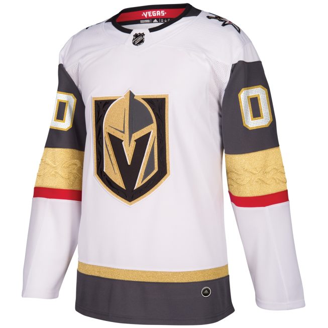 Vegas Golden Knights Away Authentic Custom Jersey - White - Image 2