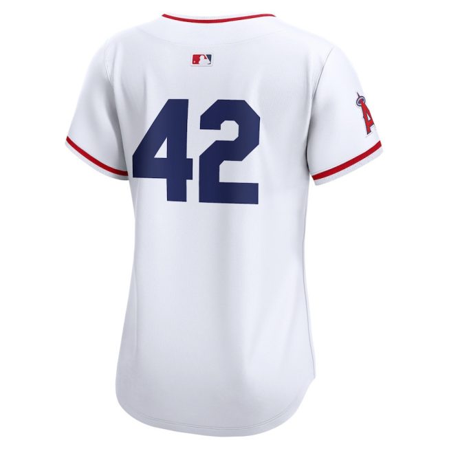 Los Angeles Angels 2024 Jackie Robinson Day Home Limited Women Jersey - White - Image 3