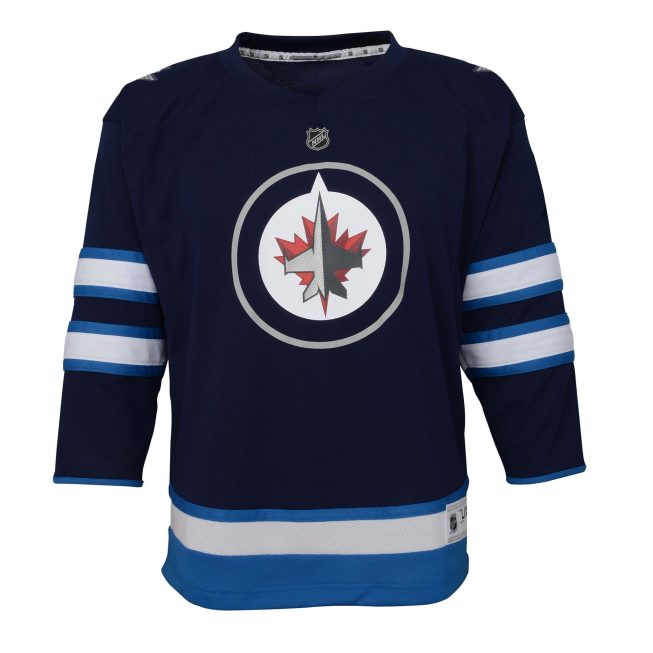 Winnipeg Jets Toddler Home Replica Jersey - Navy - Image 2