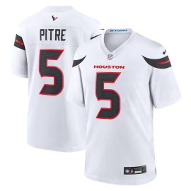 Jalen Pitre 5 Houston Texans Game Jersey - Men, White