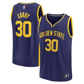 Stephen Curry Golden State Warriors Fanatics Youth Fast Break Player Jersey - Statement Edition - Navy
