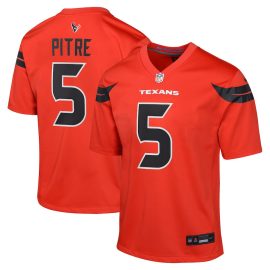 Jalen Pitre 5 Houston Texans Youth Alternate Game Jersey - Red