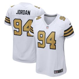 Cameron Jordan New Orleans Saints Women's Alternate Game Jersey - White