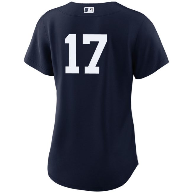Aaron Boone New York Yankees Women's Alternate Navy Player World Series Jersey - Image 2